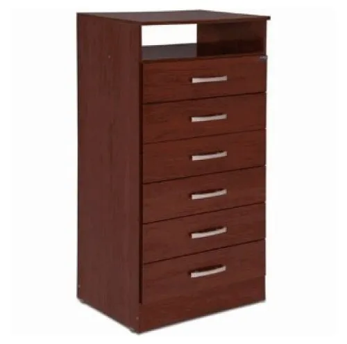 Comoda Cajonera 6 Cajones Espacio Negro 068 - Cómodas, Uruguay | Muebles Express