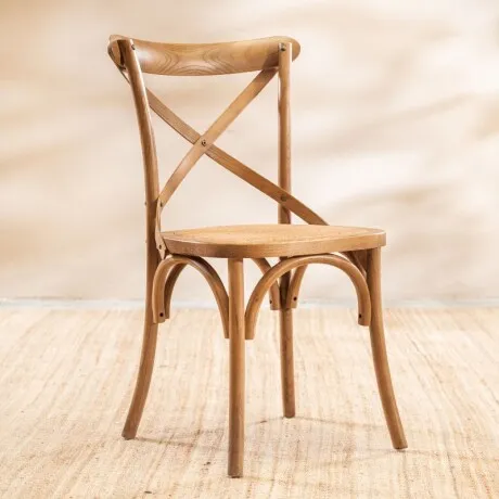 Silla Amelie Teca en Madera natural - Sillas, Uruguay | Aihaus