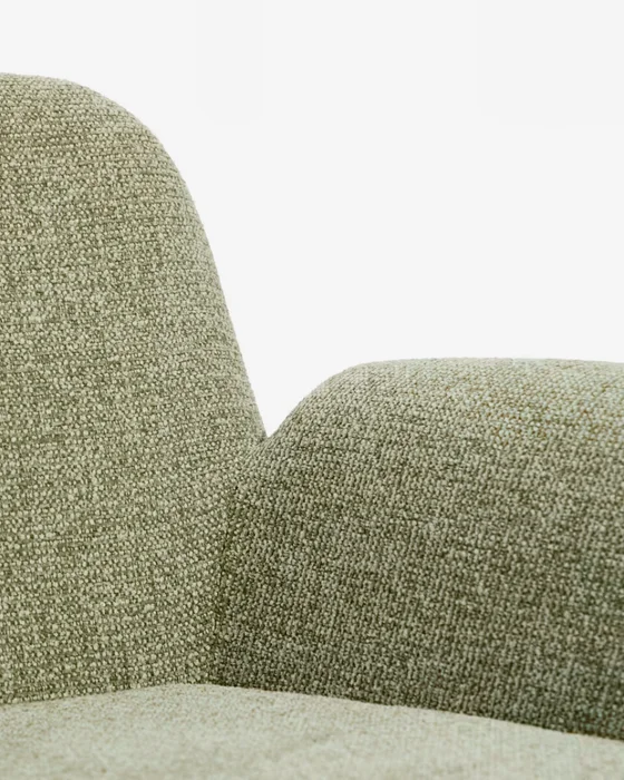 Butaca Melvia - de chenilla verde en Verde - Butacas, banquetas y puffs, Uruguay | Kavehome, vista 6