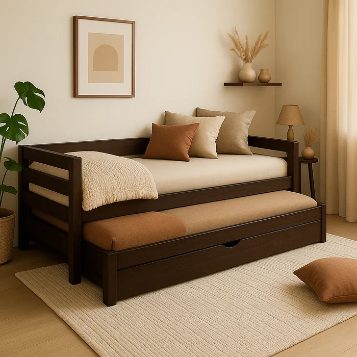 Cama Dalta en Madera natural - Dormitorio, Uruguay | Tree House Deco, vista 12