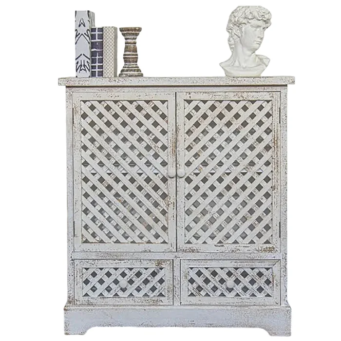 Mueble Vintage Blanco en Blanco - Aparadores y recibidores, Uruguay | Decotech, vista 2