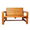Sillón curvo 2 cuerpos exterior — Serra Amoblamientos en Madera natural - Muebles para el exterior, Uruguay | Serra Amoblamientos, vista 2 de 5