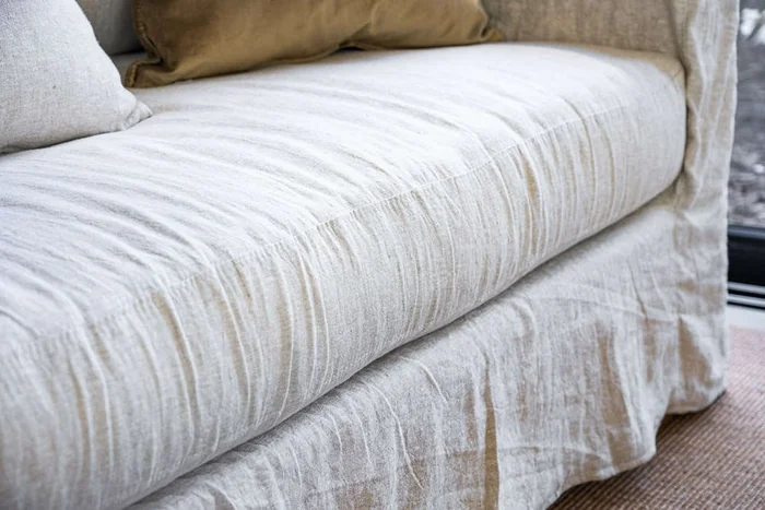 SILLON MANUELA ESQUINERO CON 1 POSABRAZOS - LINO en Blanco - Sillones y sofás, Uruguay | La Iberica, vista 13