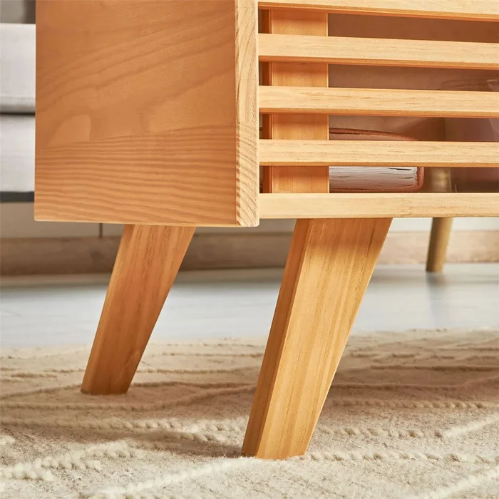 Mesa Ratona Ripado Sean - Madera Maciza en Madera natural - Mesas de living, Uruguay | Balton, vista 5