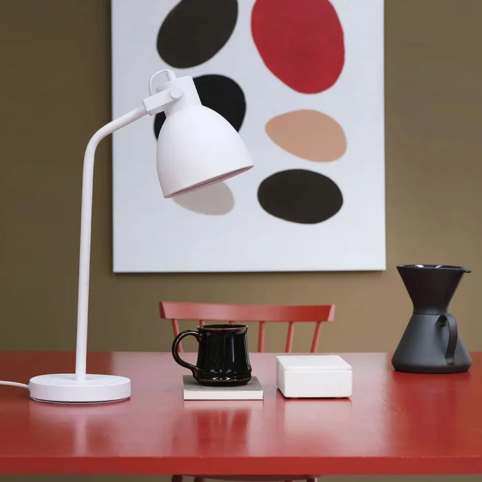 Lámpara de Mesa Pixar Blanco en Blanco - Lámparas de mesa, Uruguay | Serlux, vista 2