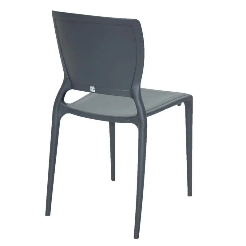 Silla Sofia Respaldo Cerrado - Color Grafito - 92236/007 en Gris - Sillas, Uruguay | Champagne Home, vista 4