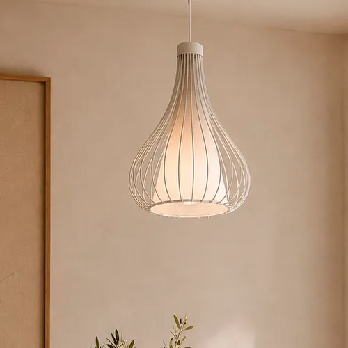 Lámpara blanca de techo Moma en Blanco - Lámparas colgantes, Uruguay | Alta Gracia Deco