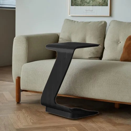 MESA AUXILIAR ZIGZAG negro  - Mesas de comedor, Uruguay | Viasono