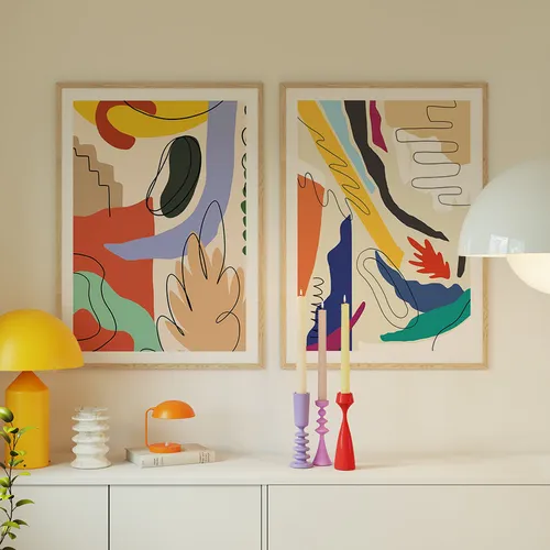 Forms en Multicolor - Láminas, Uruguay | La Cuadrería