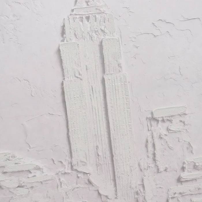 Cuadro City I, 60x80, Blanco Papel Tk25gg508a en Blanco - Decoración de pared, Uruguay | Divino, vista 2