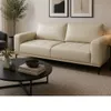 Sofa 3 cps LORENZO Cuero Vacuno PREVENTA - Beige en Beige - Sillones y sofás, Uruguay | Finkel, vista 3 de 3
