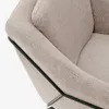 Butaca Brida - beige y patas de acero con acabado negro en Beige - Butacas, banquetas y puffs, Uruguay | Kavehome, vista 4 de 9
