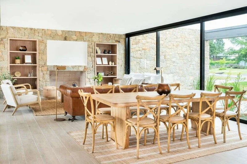 MESA COMEDOR ATHENA - 2.50 X 1.00 MTS en Madera natural - Mesas de comedor, Uruguay | La Iberica, vista 6