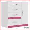 Comoda con puerta – Venus 707 en Multicolor - Cómodas, Uruguay | Punto Unión, vista 3 de 8