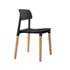 Silla Belloch polipropileno y madera, negra - Sillas, Uruguay | Berna home, vista 1 de 6