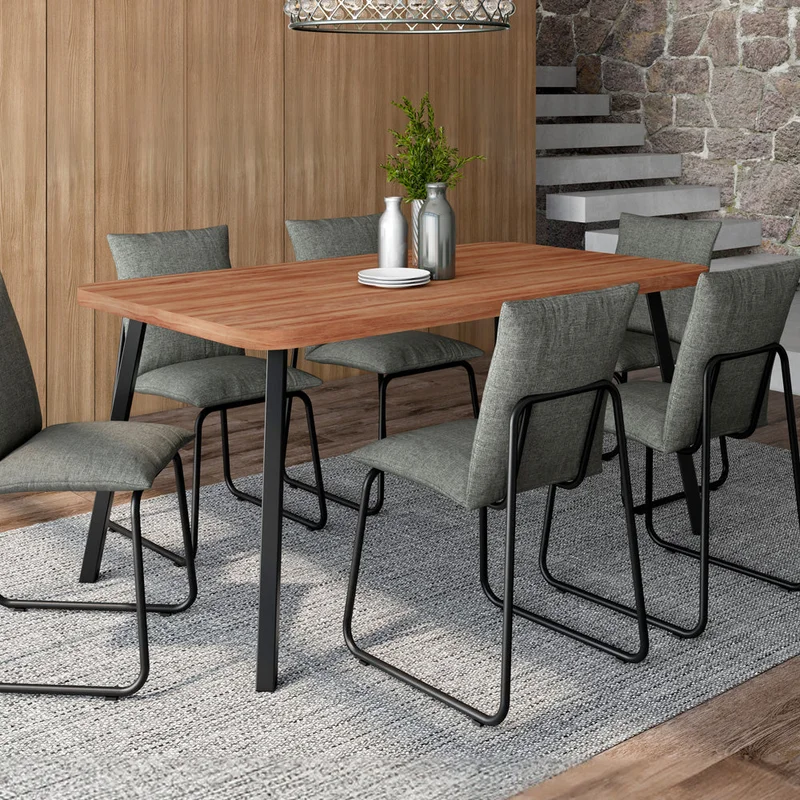 Mesa Star Rectangular - Rose en Rose - Mesas de comedor, Uruguay | Ecowood, vista 3