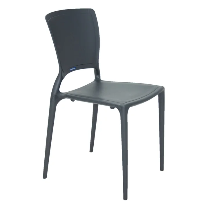 Silla Sofia Respaldo Cerrado - Color Grafito - 92236/007 en Gris - Sillas, Uruguay | Champagne Home, vista 2