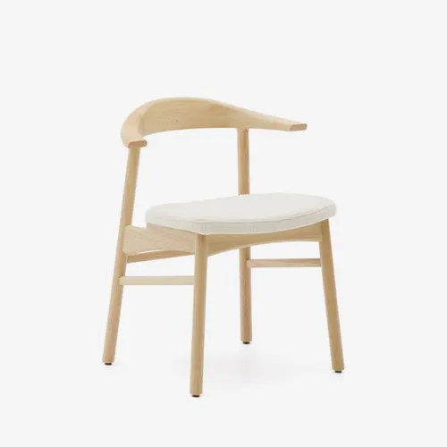 Silla desenfundable Timons de madera maciza de roble con acabado natural FSC Mix Credit en Madera natural - Sillas, Uruguay | Kavehome
