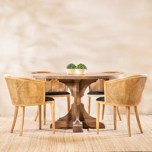 Mesa Derwent en Blanco - Mesas de comedor, Uruguay | Satec