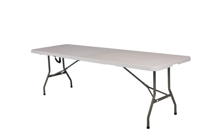 MESA PLEGABLE POLIPROPILENO 240 CM en Blanco - Muebles para el exterior, Uruguay | Alfa Ventas, vista 3