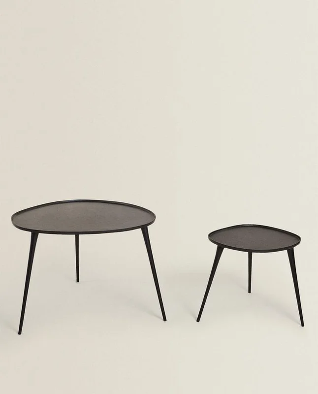 MESA AUXILIAR METÁLICA en Negro - Mesas de living, Uruguay | Zara Home, vista 3