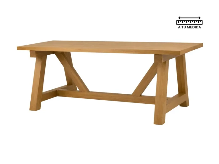 Mesa de Comedor de CAMPO 1.60m en Marrón - Mesas de comedor, Uruguay | Finkel