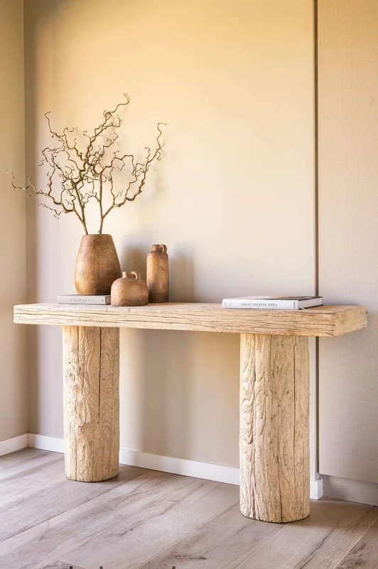 MESA DE ARRIMO /CONSOLA SILVESTRE - 1.50 MTS en Madera natural - Bibliotecas, Uruguay | La Iberica, vista 11