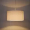 Pantalla para lámpara de techo Niani en algodón color marfil - Ø45 cm en Blanco - Lámparas colgantes, Uruguay | Kavehome, vista 2 de 4