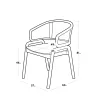 Silla Montoya en Madera natural - Sillas, Uruguay | Wave Home, vista 9 de 9