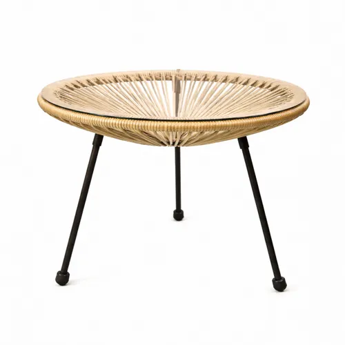 Mesa Living Acapulco - Tostado en Marrón - Sillones y sofás, Uruguay | Indian