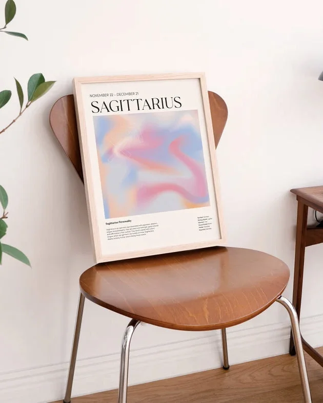 Signo Sagitario en Multicolor - Láminas, Uruguay | La Cuadrería, vista 2