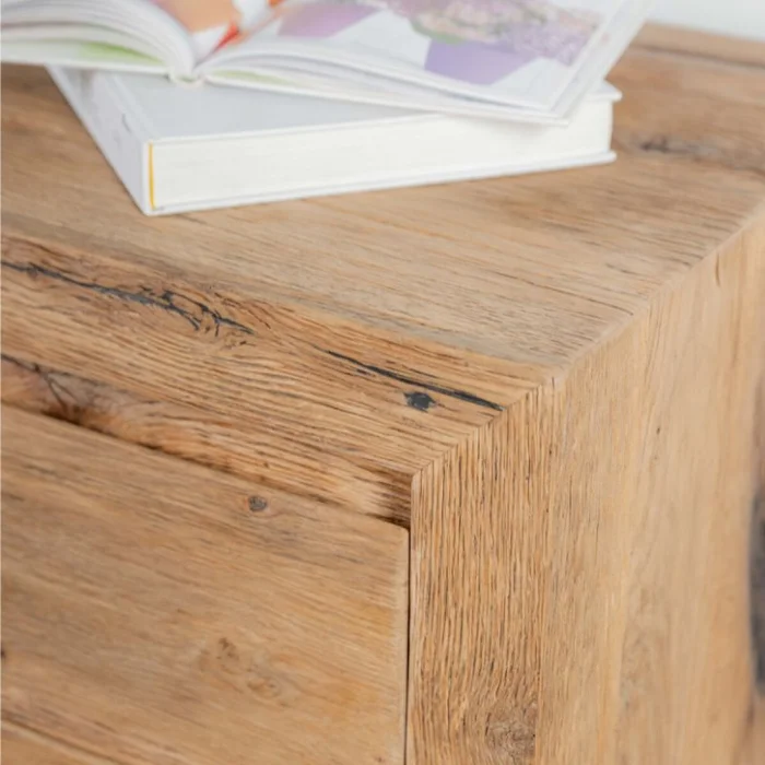 Rack Roble en Madera natural - Muebles para TV, Uruguay | Fábrica Italiana, vista 4