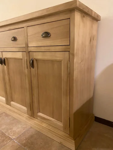 Aparador Bargueño Madera Maciza 160x90x38 - Ozark Home A Eleccion en Madera natural - Aparadores y recibidores, Uruguay | Ozark Home, vista 6