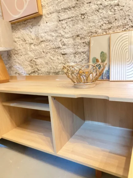 Rack Capri 160 - Crudo - EDICIÓN LIMITADA en Madera natural - Muebles para TV, Uruguay | Berna home, vista 3