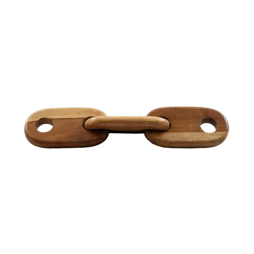 Adorno Decorativo Madera Natural-beige Cadena en Madera natural - Decoración, Uruguay | Divino