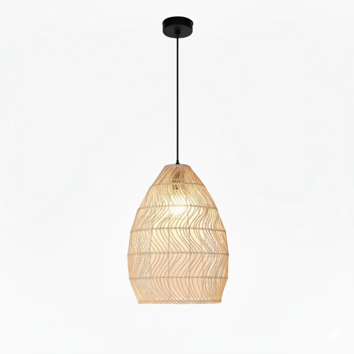 Lampara de techo - Rattan Saia en Beige - Lámparas colgantes, Uruguay | Rústico Hogar, vista 2