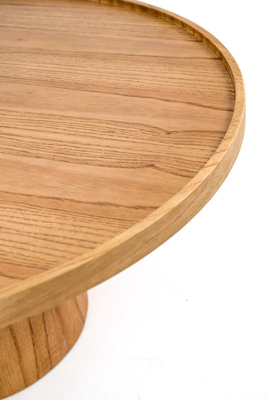 MESA DE LIVING ELARA BAJA CINAMOMO NATURAL 80X80X36H CM en Madera natural - Mesas de living, Uruguay | Vinibel, vista 3