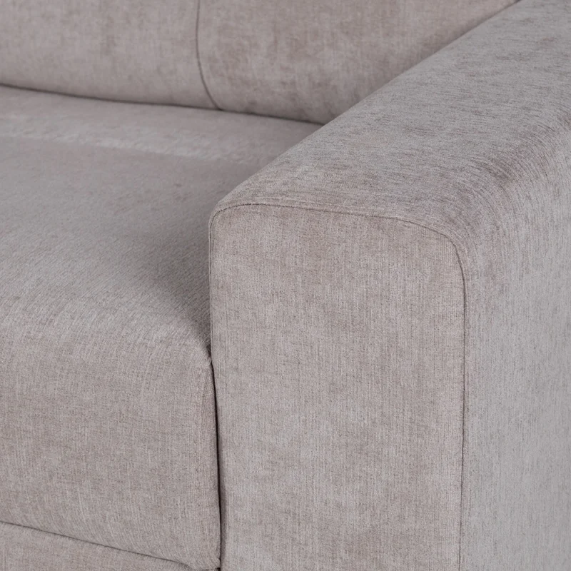 Sofá Katrina - Tela Microfibra - 3 cuerpos - 10287 (Tostado) en Marrón - Sillones y sofás, Uruguay | Nyr, vista 4
