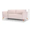 Sofá Brenta - Tela Aquaclean Sustentable - 3 cuerpos - A fabricar en Patrón - Sillones y sofás, Uruguay | NYR, vista 6 de 6