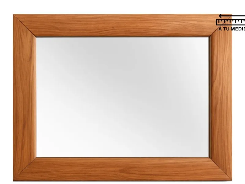 Espejo IRON Rectangular en Madera natural - Espejos, Uruguay | Finkel