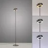 LAMPARA DE PIE ANILLO MARRÓN DIMERIZABLE Y CCT 9W CON CONTROL - 140CM en Marrón - Lámparas de pie, Uruguay | Iluminica, vista 4 de 6