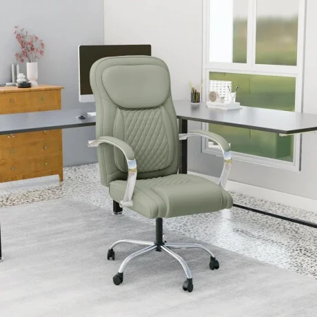 Silla de oficina Stratus 360 Oliva en Gris - Sillas de escritorio, Uruguay | La Cueva Muebles, vista 6