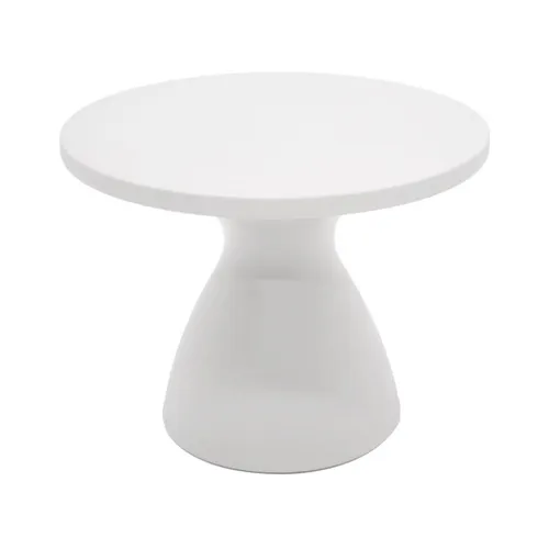 MESA DE CENTRO FLUT 65X65X65CM BLANCO - Mesas de comedor, Uruguay | Decohogar