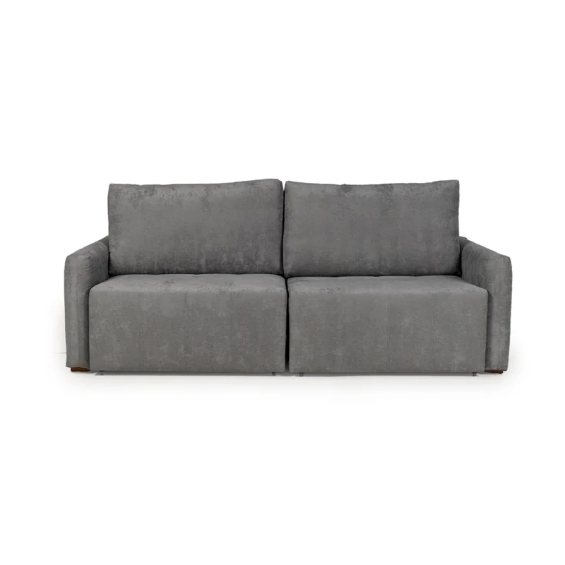 Sofá Cama Noronha - Tela Microfibra - TC1011 (Grafito) en Gris - Sillones y sofás, Uruguay | NYR, vista 3