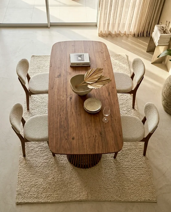 MESA MIAMI RECTANGULAR 2m x 1m en Madera natural - Muebles, Uruguay | Indrana, vista 12