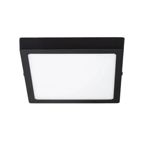 Panel LED Cuadrado de Adosar Negro 24W Luz Cálida en Negro - Lámparas colgantes, Uruguay | Serlux
