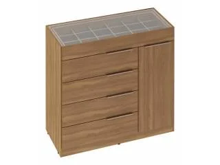 Tocador con caja de joyería 5C LUME - Almendra en Madera natural - Cómodas, Uruguay | Quesal, vista 2