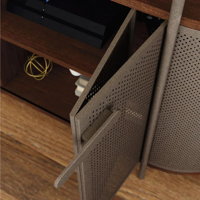 Rack para tv dos puertas Sauder en Gris - Muebles para TV, Uruguay | Ecowood, vista 5