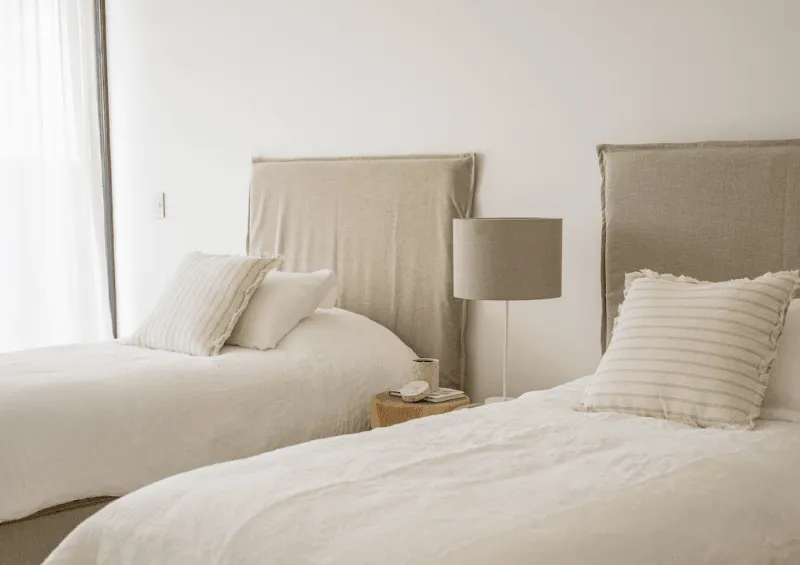 RESPALDO LINO TUSOR en Beige - Respaldos de cama, Uruguay | Masinfinito Casa