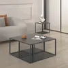Mesa Ratona Metal Negro Olivia en Negro - Mesas de living, Uruguay | Divino, vista 6 de 6